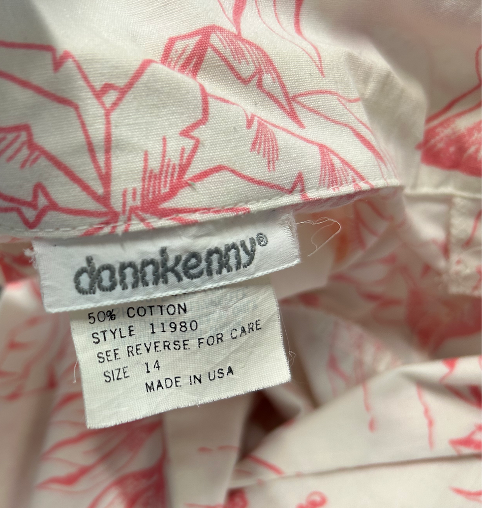 Thumbnail: 1980's Donna Kenny Hawaiin Shirt