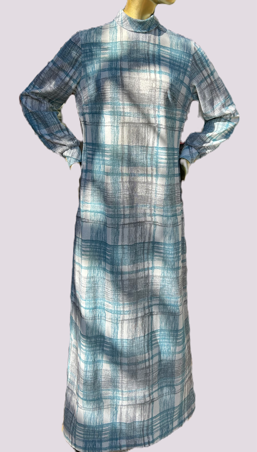 Thumbnail: 1968 Bleeker Street Plaid Maxi Dress