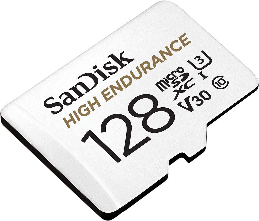 Miniaturebillede: SanDisk High Endurance - microSDXC 128 GB med adapter