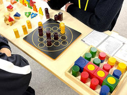 高校生ボランティアの「わくわく体験フェスタ」