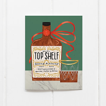 Top Shelf Whiskey Birthday