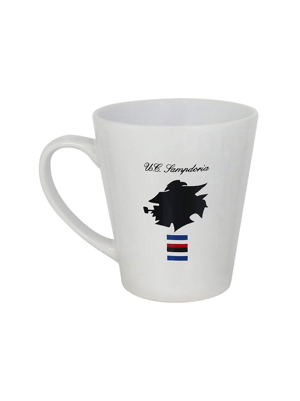 Tazza in ceramica a forma conica della Sampdoria