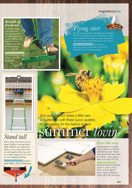 Better Homes & Gardens magazine – Bunnings Special layout design