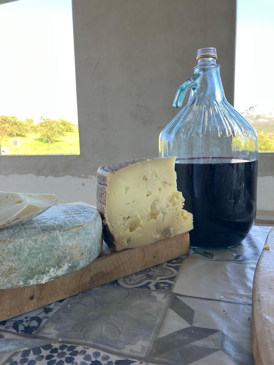traditional cheese farm in Sardinia