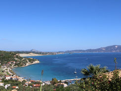 View over the Ionian Sea from the island of Zakynthos