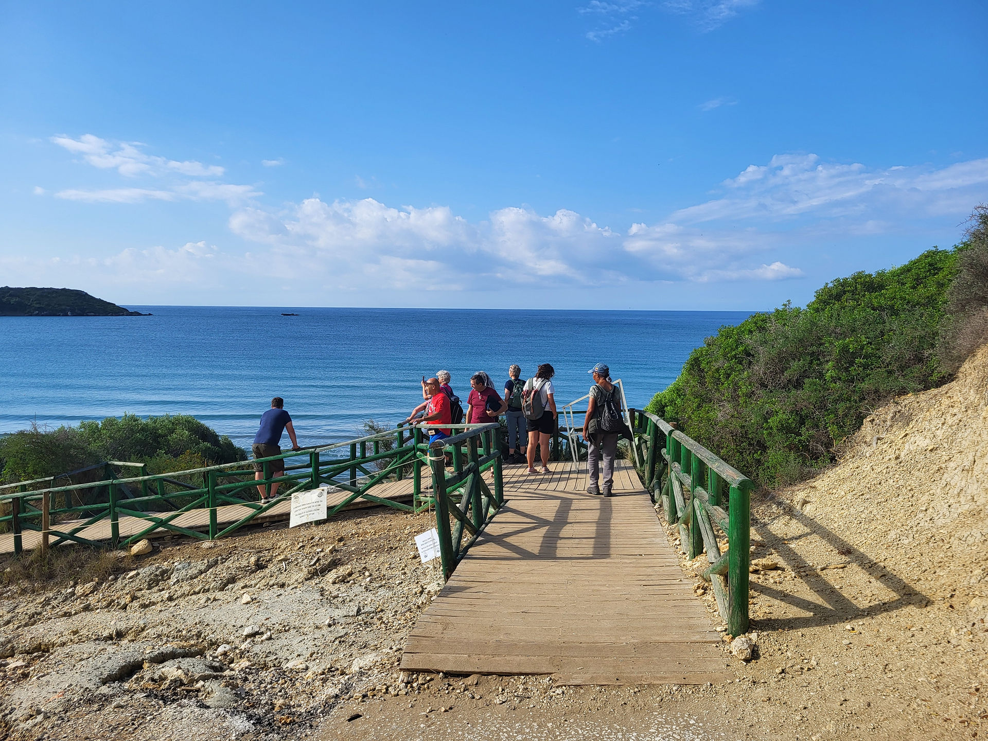 Wandelen met zeezicht op Zakynthos