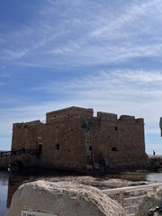 Paphos, Cyprus; Byzantine fort built to protect the harbour,