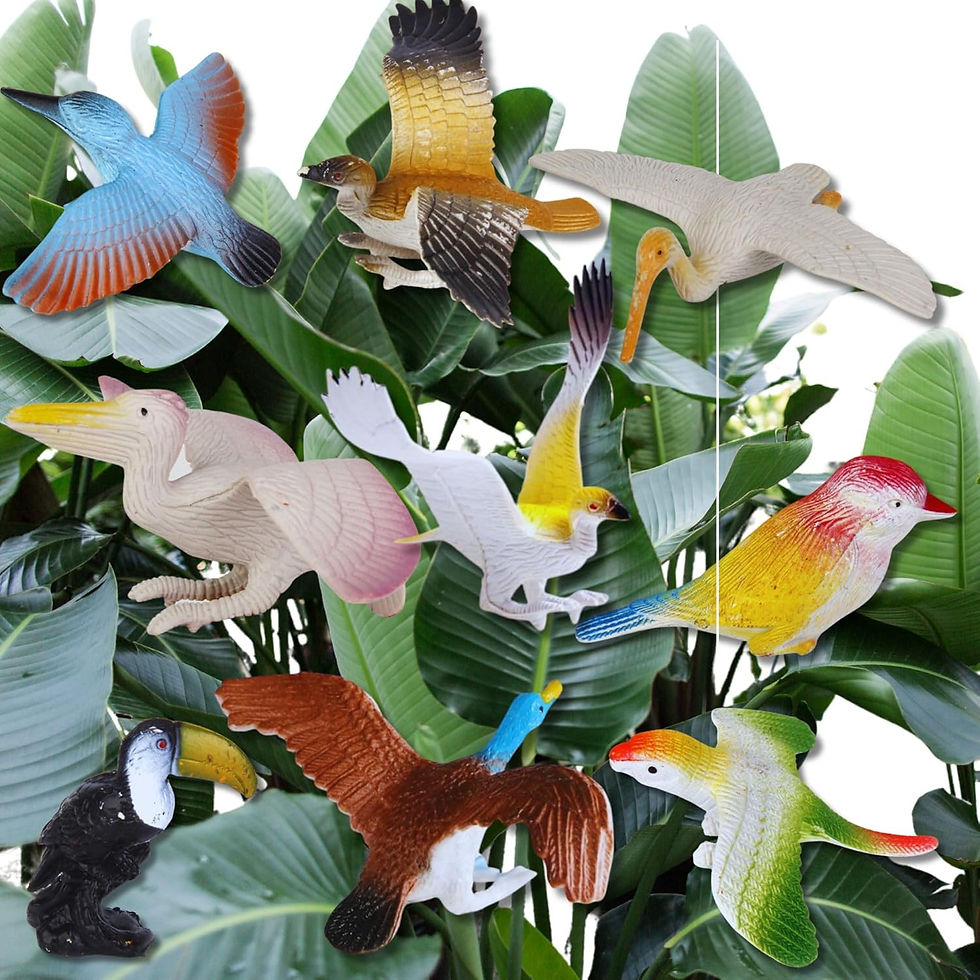 Thumbnail: Mallexo Realistic PVC Bird Figures Toys | 3D Model Sparrow Animal Farm Figure