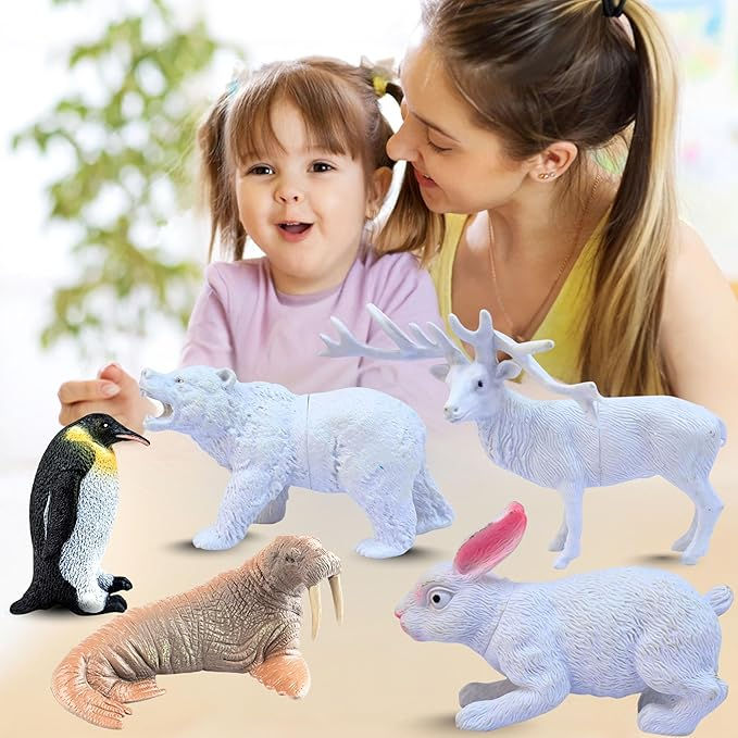 Thumbnail: MALLEXO Attractive Arctic Animal Toys for Kids 3+ | Realistic 10 PCs Ocean