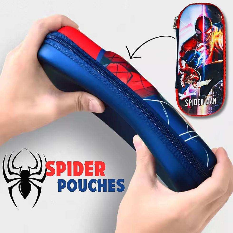 Thumbnail: Mallexo Canvas 3D Branded Avengers Super Hero Pen Pencil Case