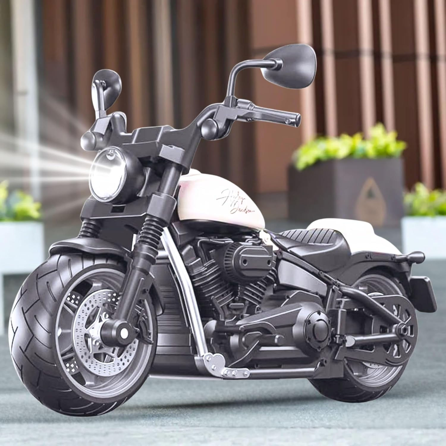 Mallexo Attractive Bike Die-Cast Model with Sound & Light for Kids 1PCs