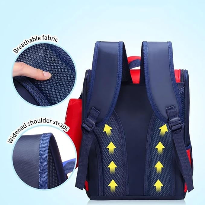 Thumbnail: Mallexo Kids Backpack | Lightweight Double Shoulder Bag for School
