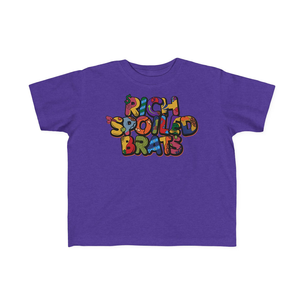 Thumbnail: Rich Spoiled Brats Toddler's Tee -T-Shirt for Kids