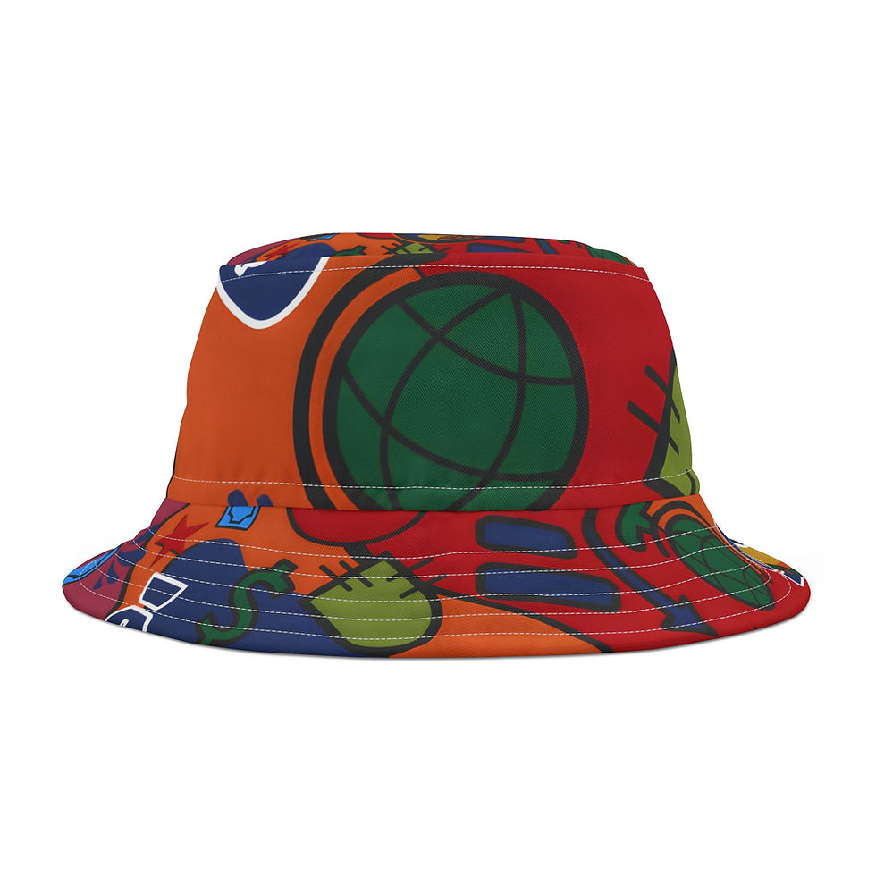 Thumbnail: Rich Spoiled Brats Bucket Hat - Colorful Patterns for Summer Fun