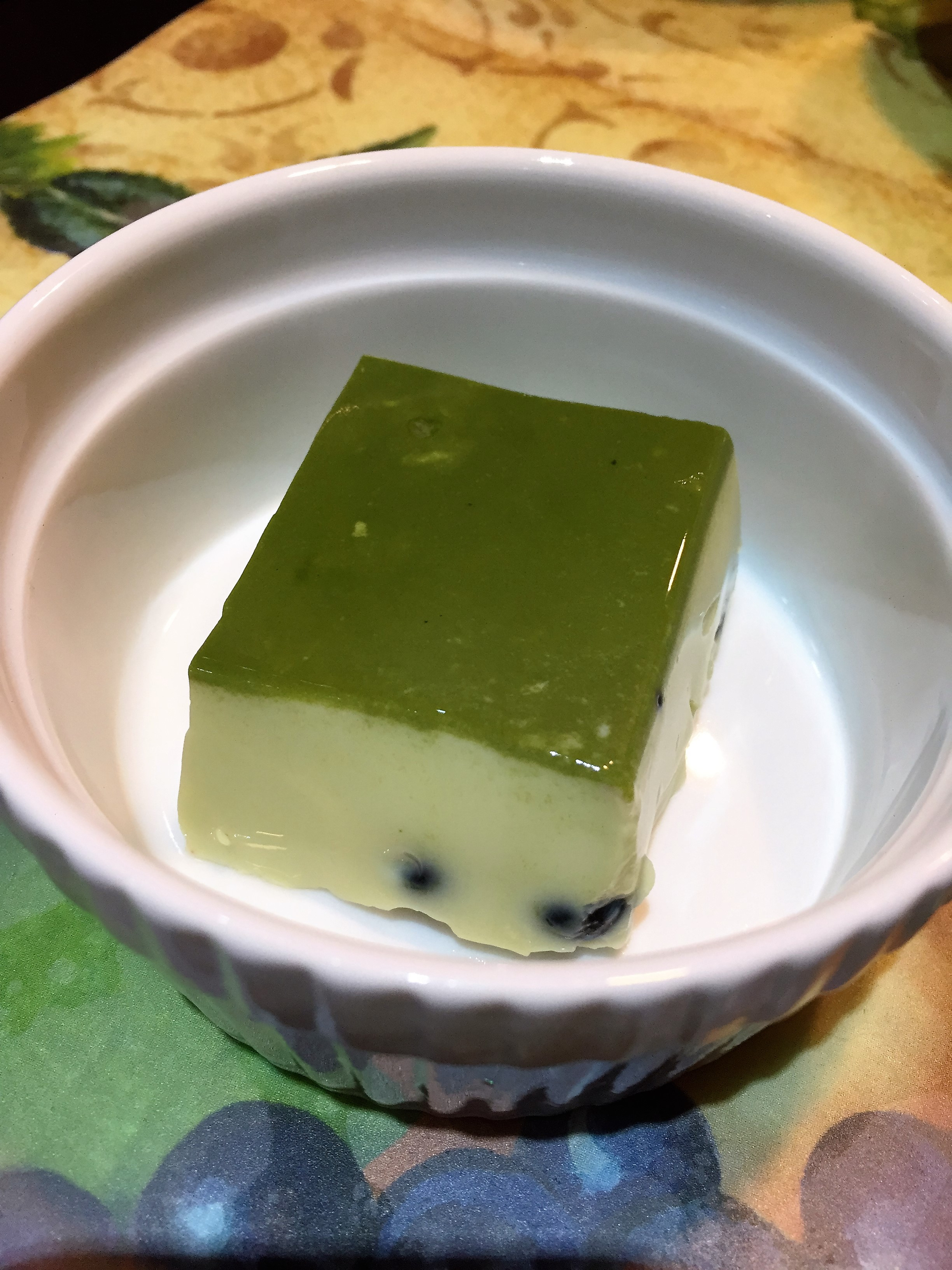 Organic Matcha Vanilla Soymilk Pudding