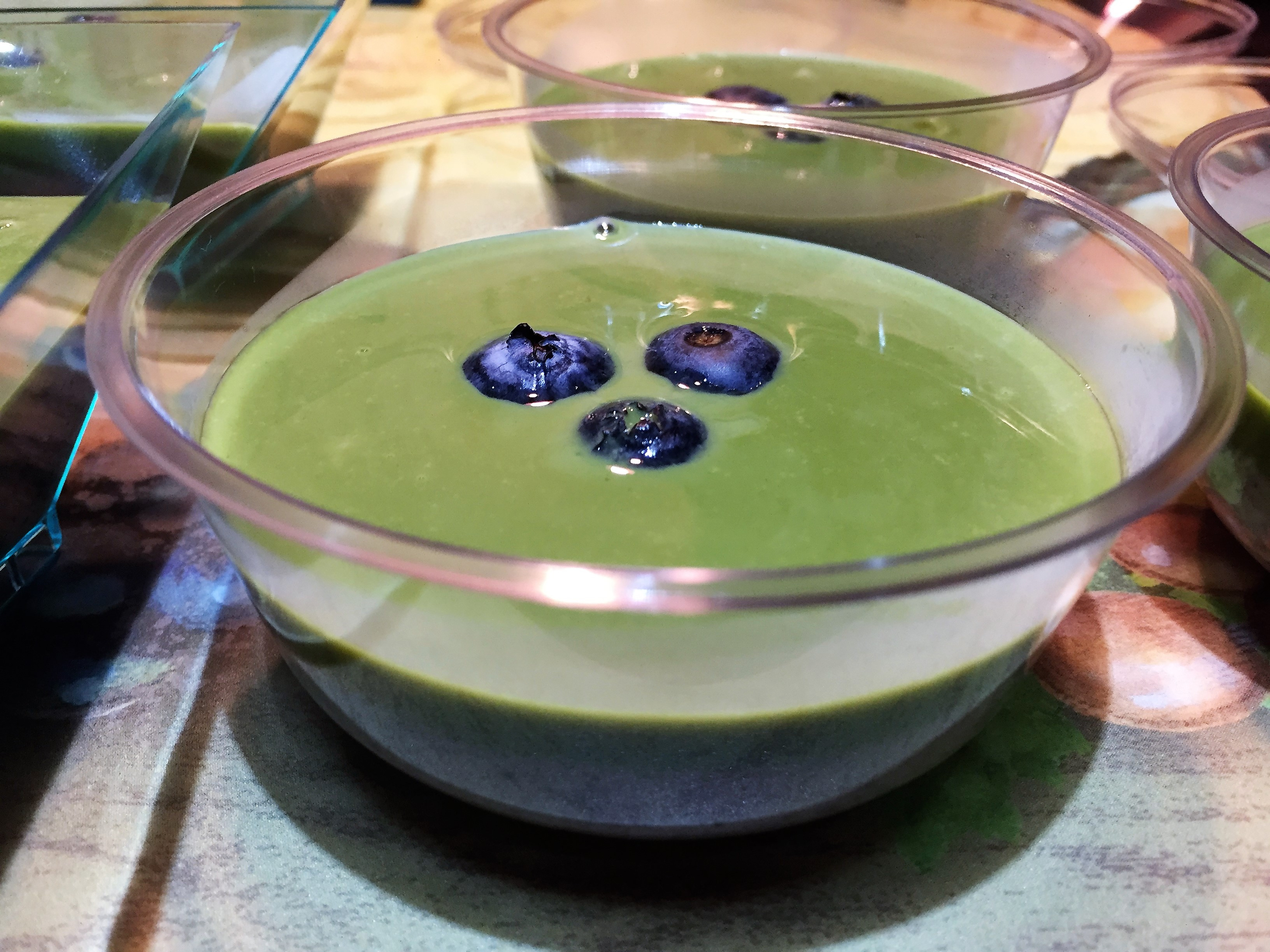 Organic Matcha Seame Pudding