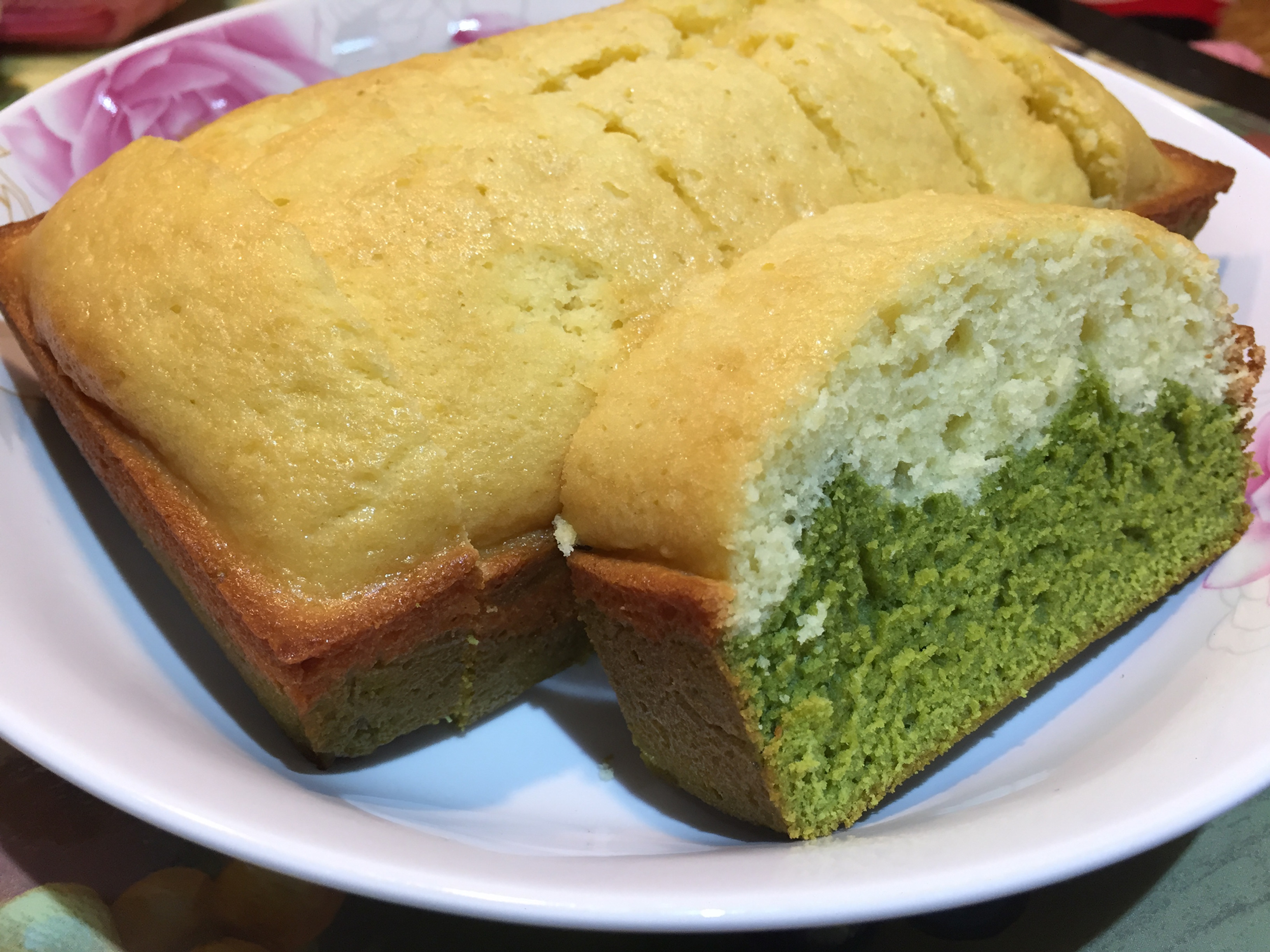 Organic Matcha Madeleine Cake