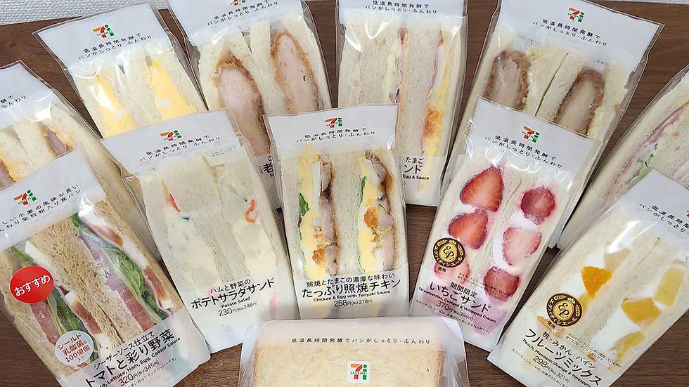 The Japanese Konbini sandwich game is top level.