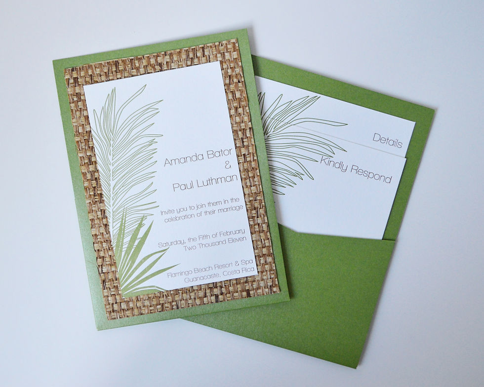 Letterpress Invitation