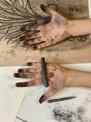 Dailės veikla „Angliukas iš stebuklingos girios“ iš meninio ugdymo priemonės priešmokyklinukams ir pradinukams „Meno žaidimų aikštelė“