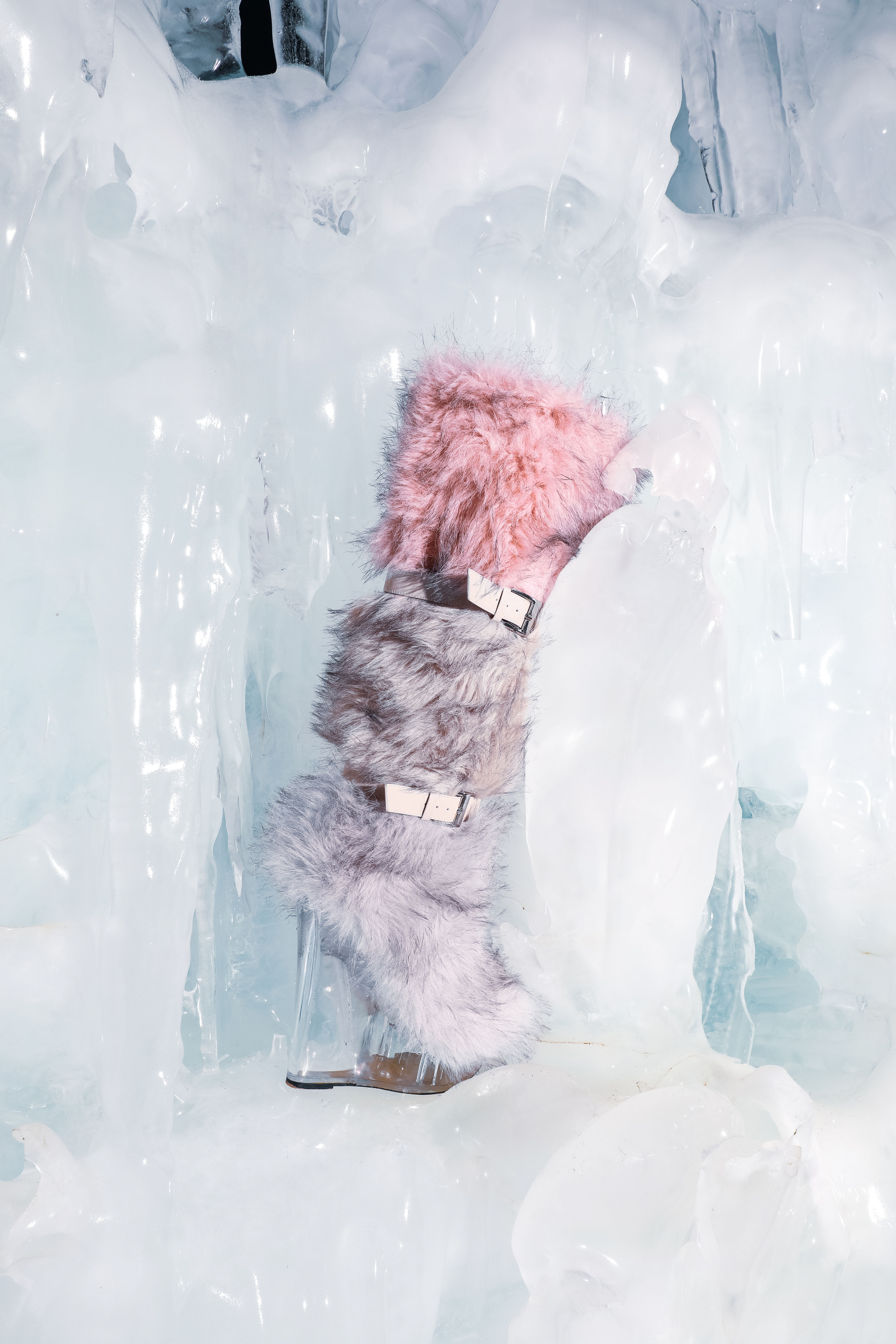 Fourrure De Verre Multicolore