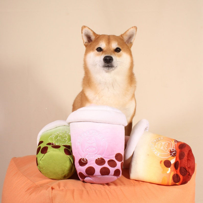 Thumbnail: Boba Fruit Tea Squeaky Dog Toy