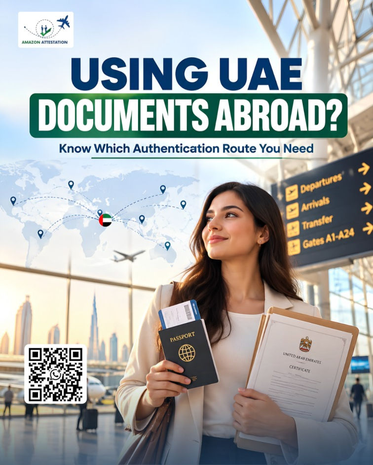 Using UAE documents abroad with passport and document authentication guidance