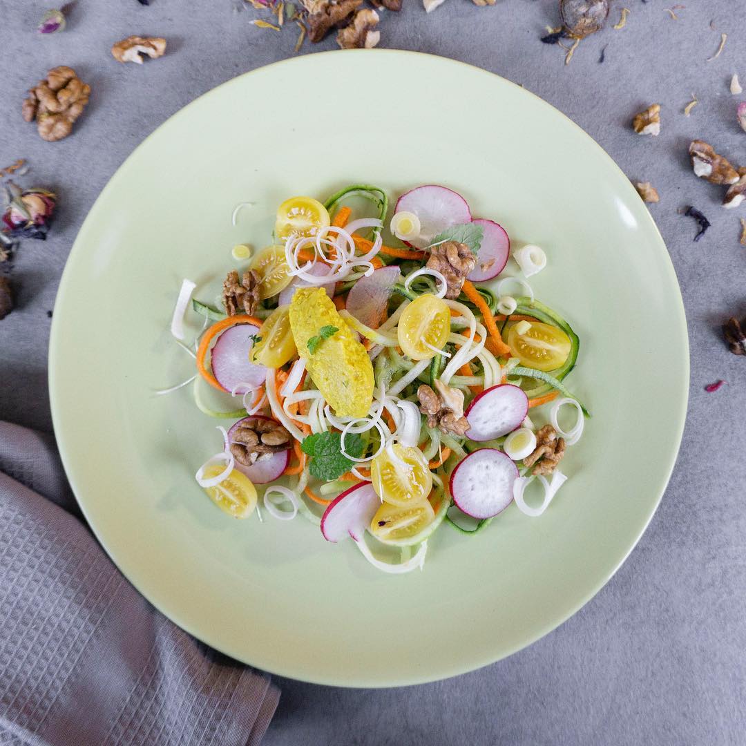 Arranged Food and Objects