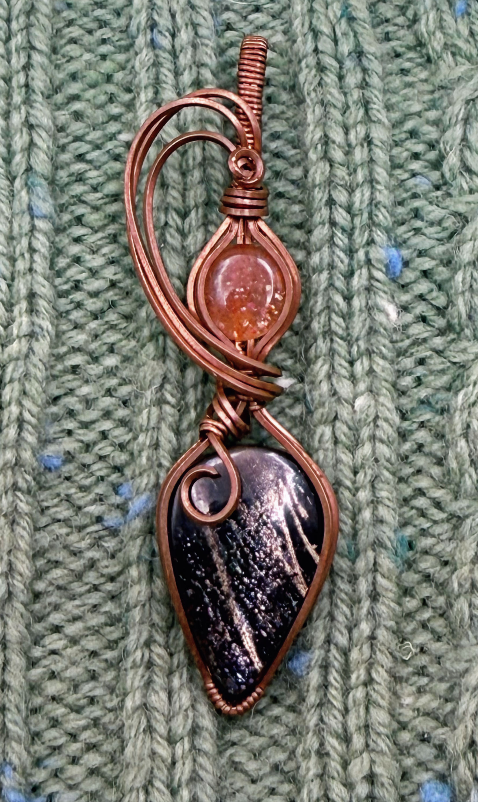 *Sandstone & Sunstone in Copper*