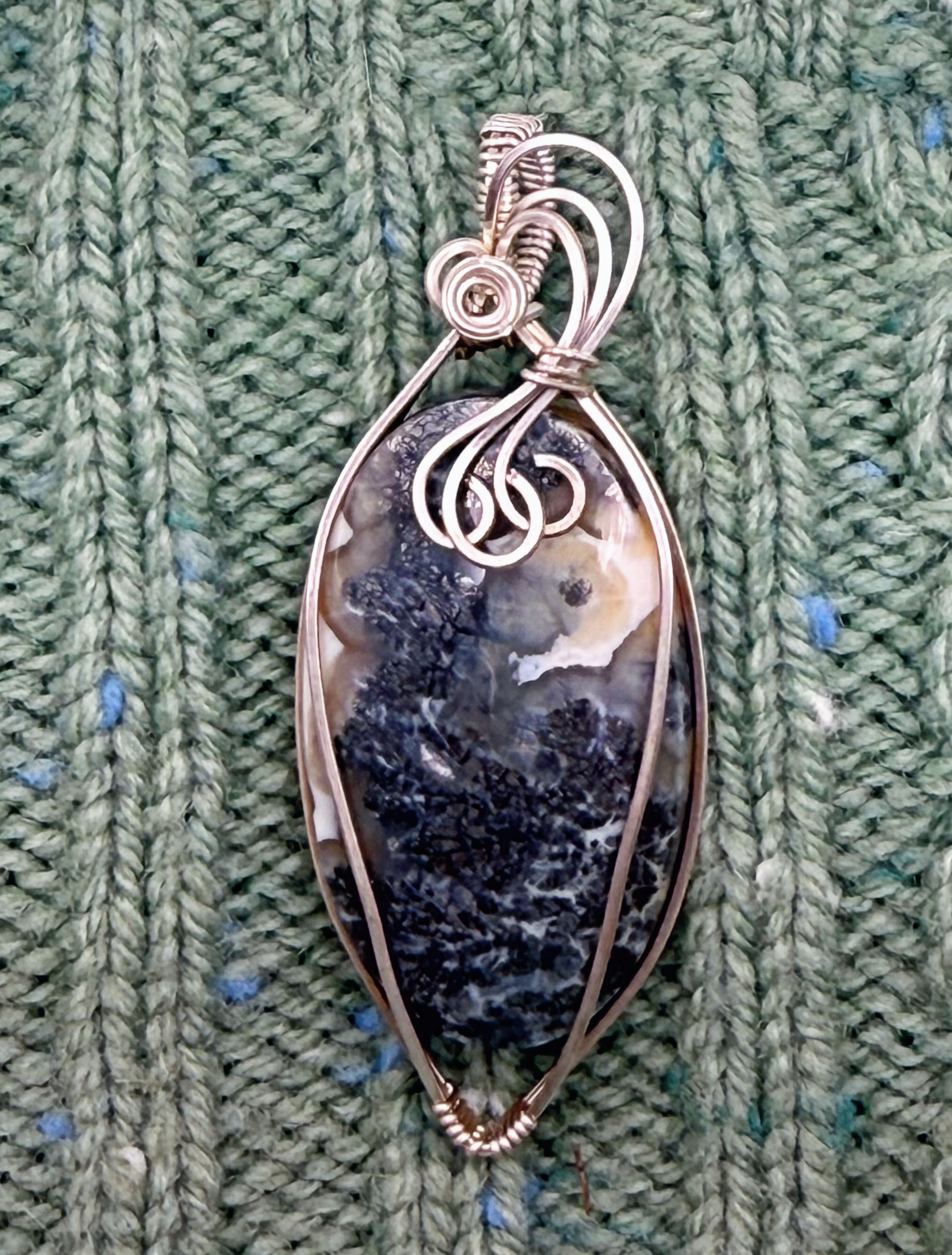 *Moss Agate in Sterling Silver*