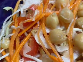 Salada de grão-de-bico