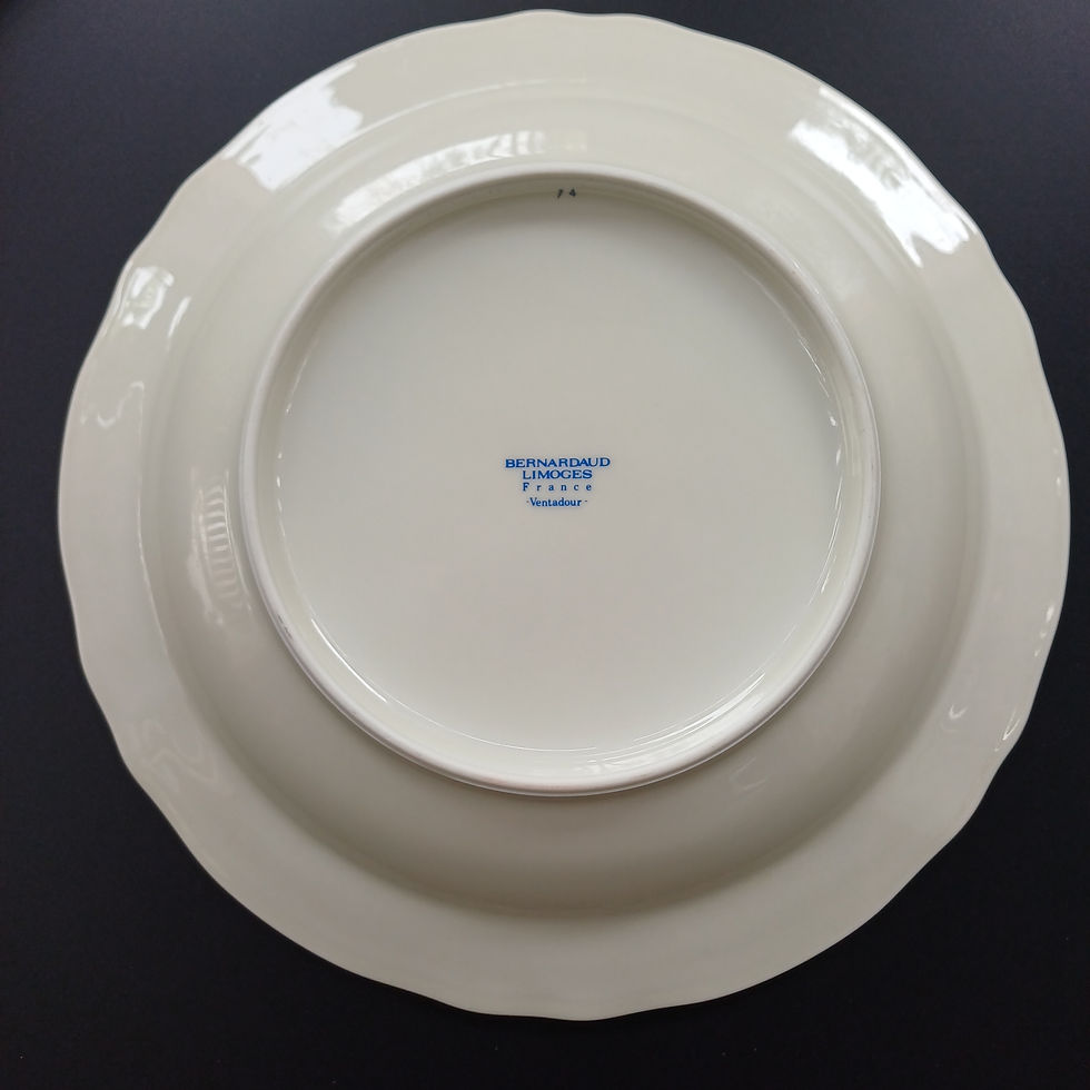 Assiettes creuses Ventadour BERNARDAUD