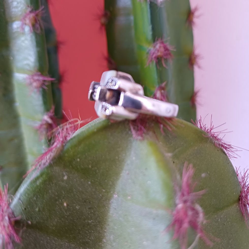 Thumbnail: Bague argent & nacre Art déco