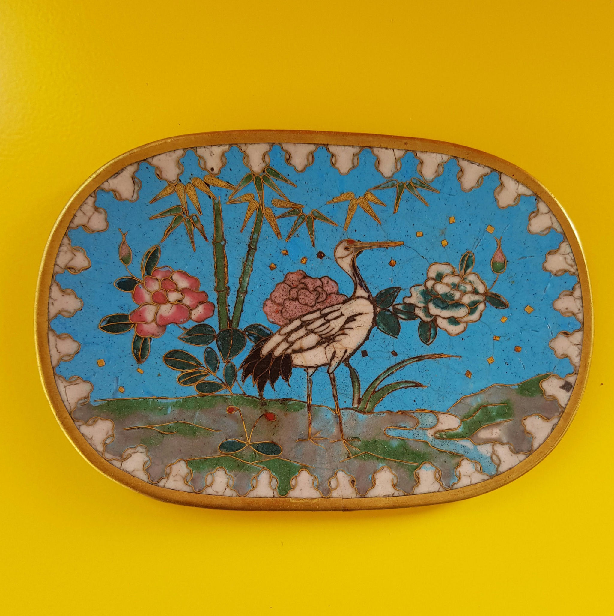 Vide poche/Coupelle cloisonnée vintage Japon