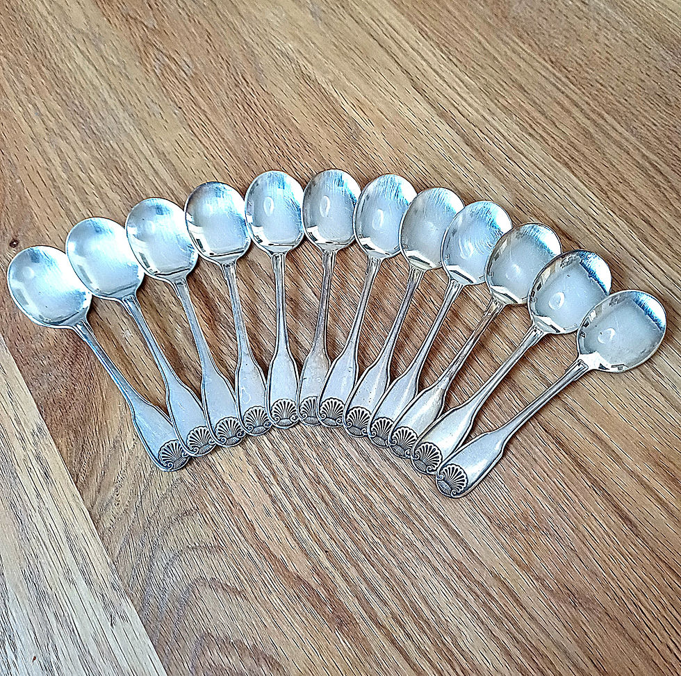 Cuillères à dessert CHRISTOFLE vintage