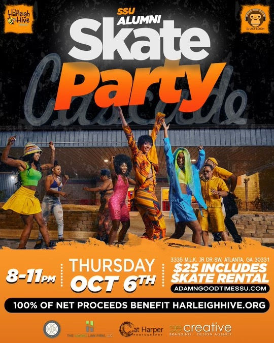 SSU Alumni R&B Skate Party - Sponsored by: The Hawes Law Firm, Cat Harper Photography, & The Ultimate Tax Experience