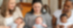 Mothers holding their newborn babies