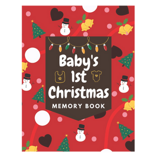 Baby's first Christmas memory book