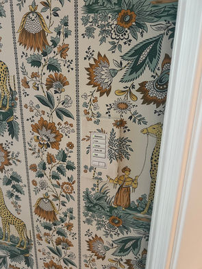 jungle wallpaper installed by Hunters wallpaper Palm Beach FL 