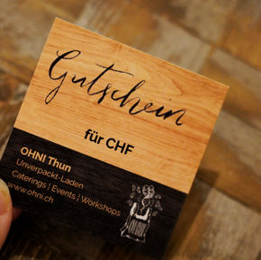 11. Gutschein von uns