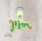 Thumbnail: Flower Mom and Mum Key Fob