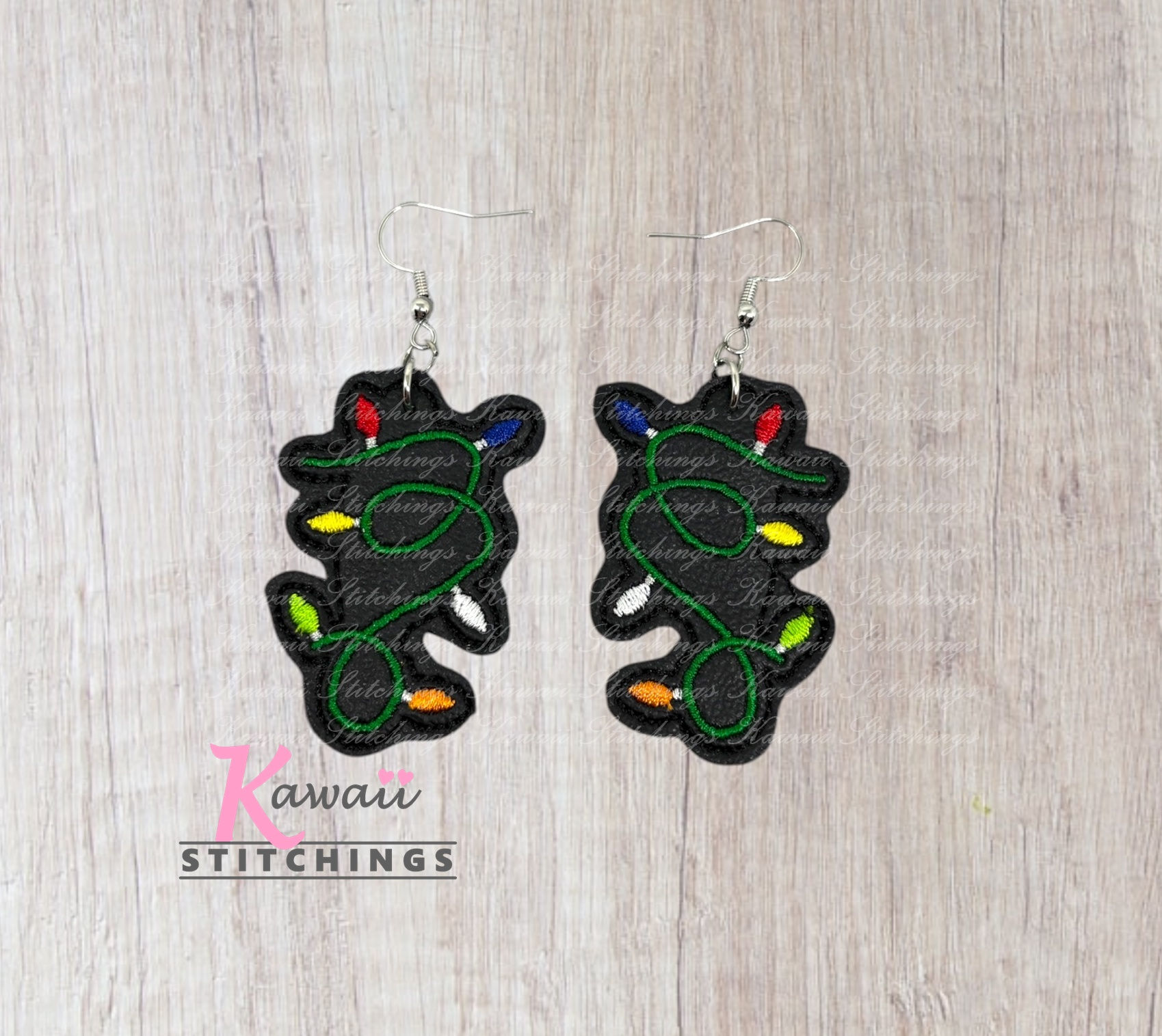 Christmas Lights Earring