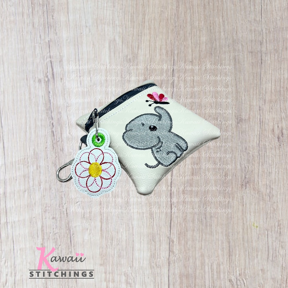 Thumbnail: Small Flower Zipper Pull