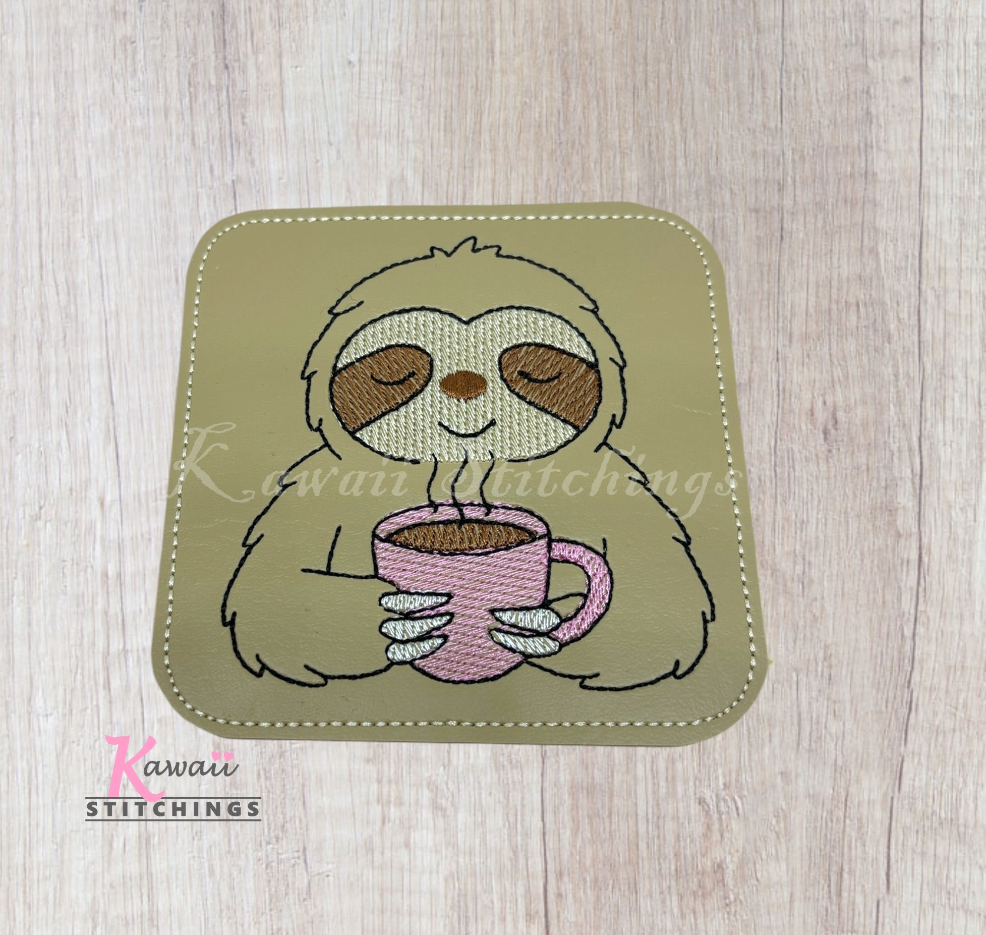 Coffee Sloth Coaster