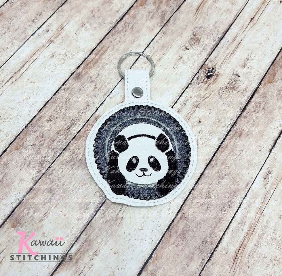 Playful Panda Key Fab