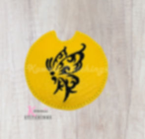 Fancy Butterfly Car Coaster