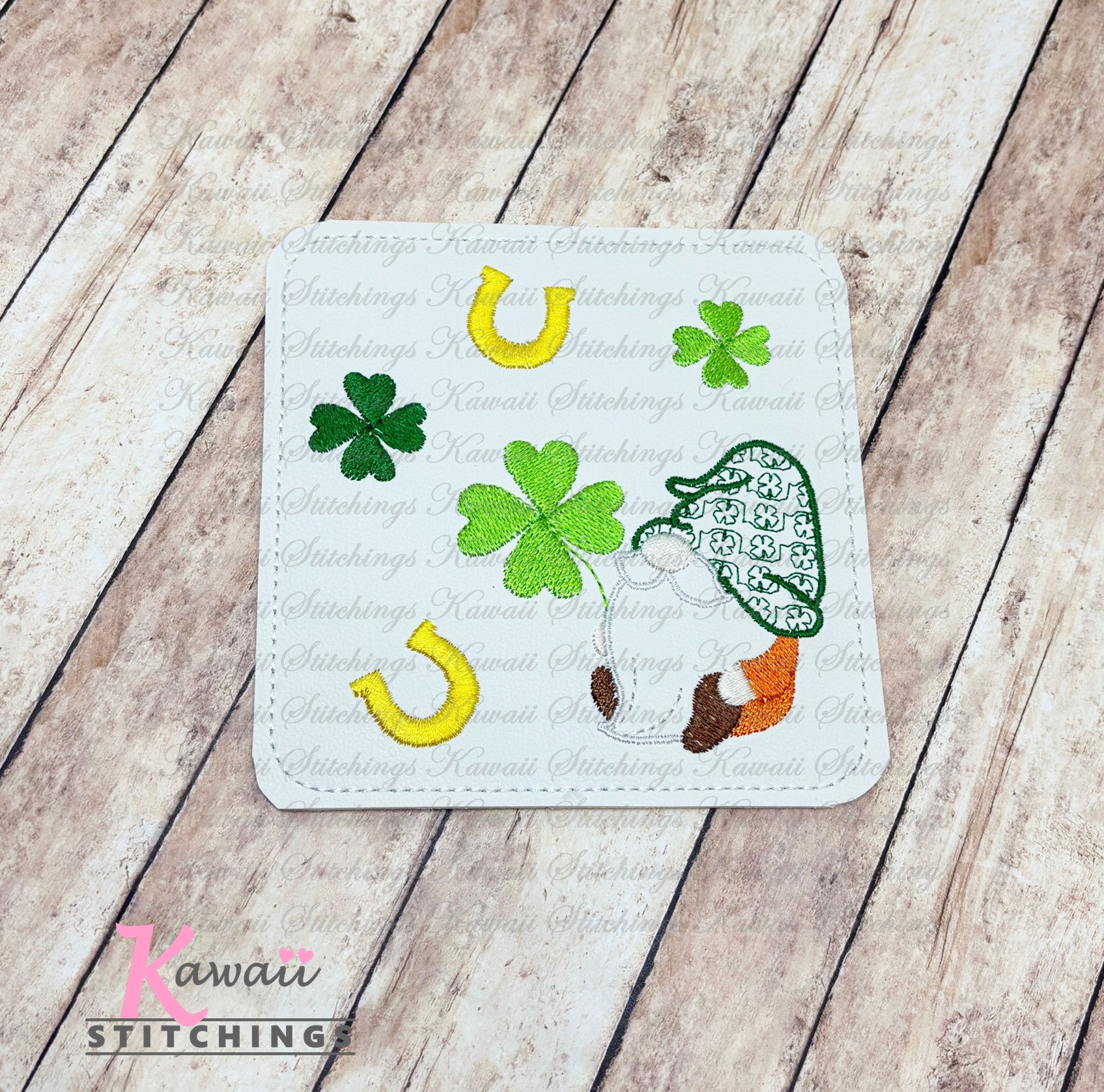 Shamrock Gnome Coaster