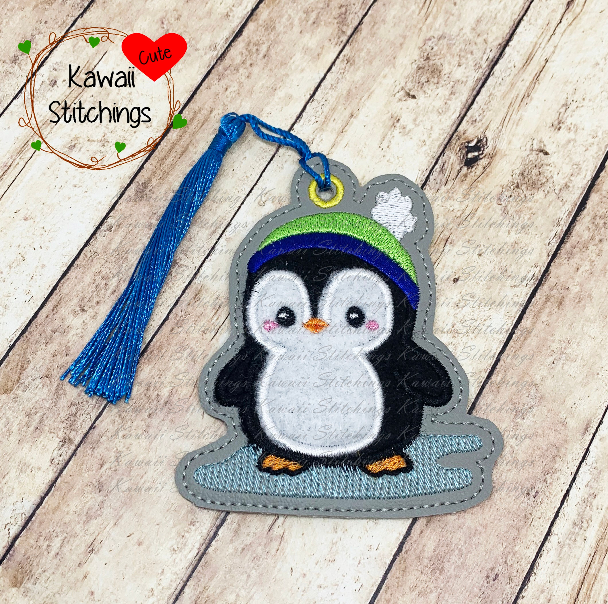 Icy Penguin Bookmark