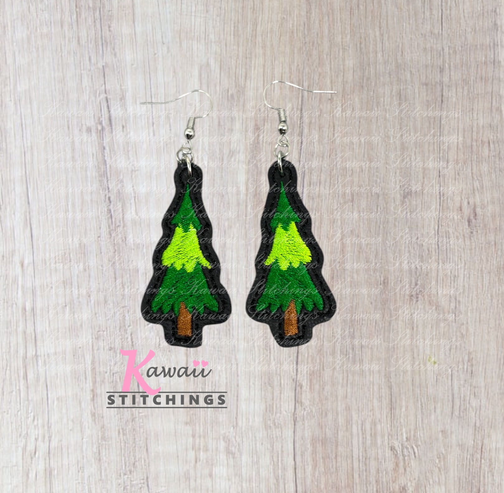 Winter Tree Earring