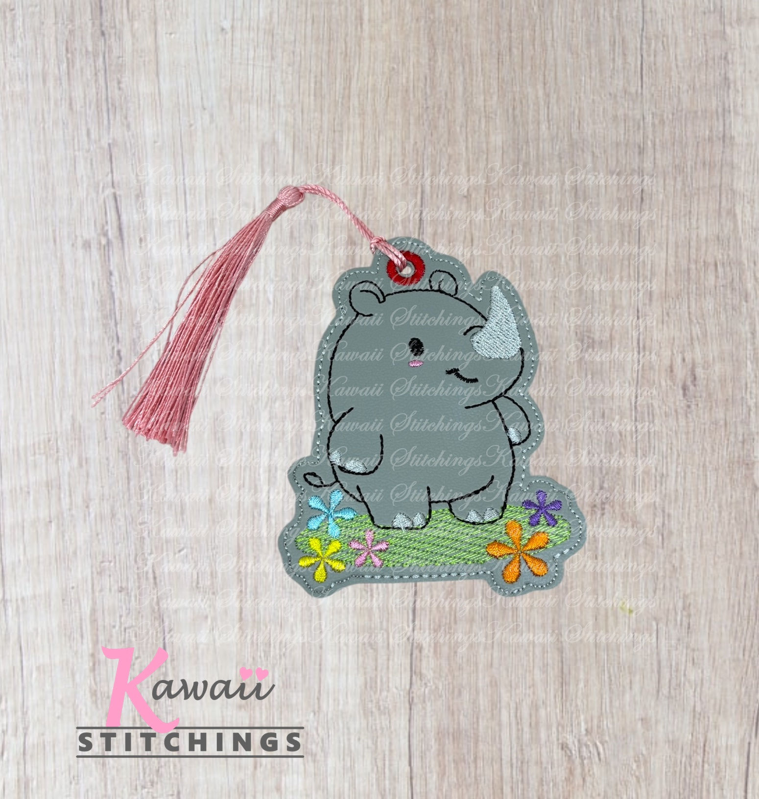 Rhinoceros Bookmark